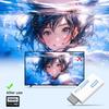 Wii to HDMI Converter Adapter with 1.5M HDMI Cable, 1080P Full HD Compatible, 3.5mm Audio Output ...
