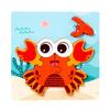 Kids' 3D Animal Food Matching Puzzle Board - Early Learning Educational Toy