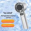 120 Wind Speeds Portable Handheld Turbo Fan with Led Display USB Rechargeable Electric Eyelash Fan Adjustable Mini Personal Fan