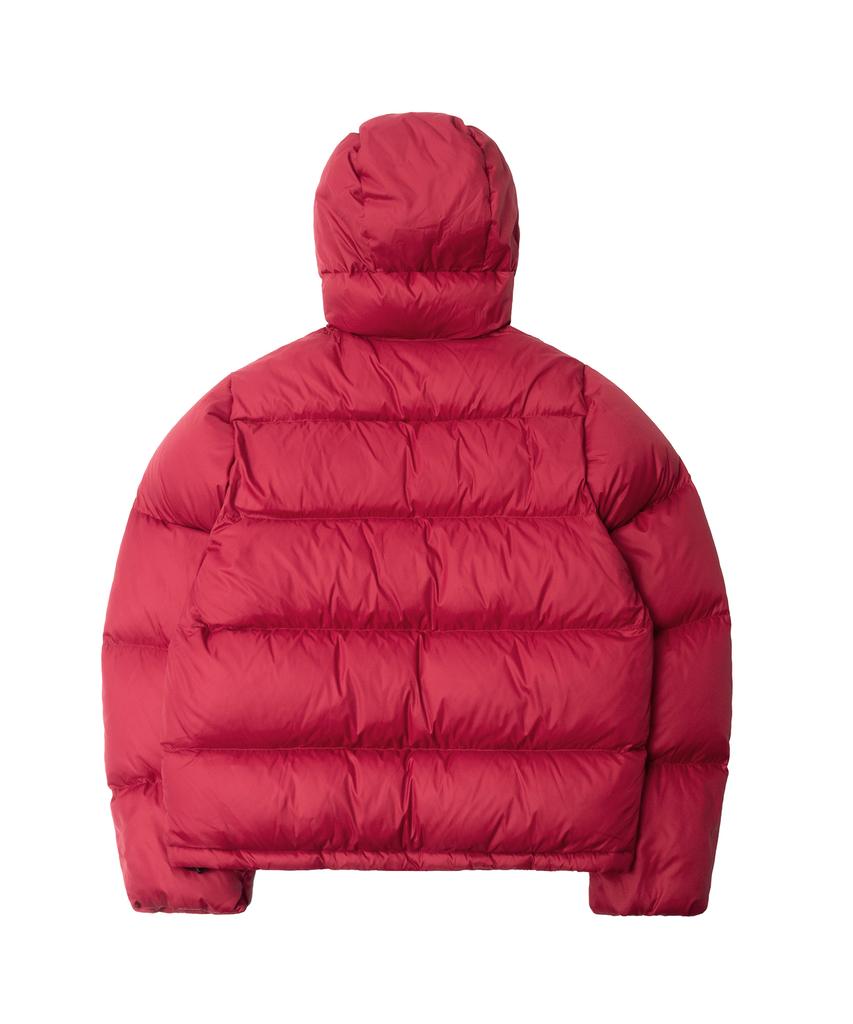 Qt8 Garments Rg Duck Down Heavyweight Hoodie Jacket (Red)