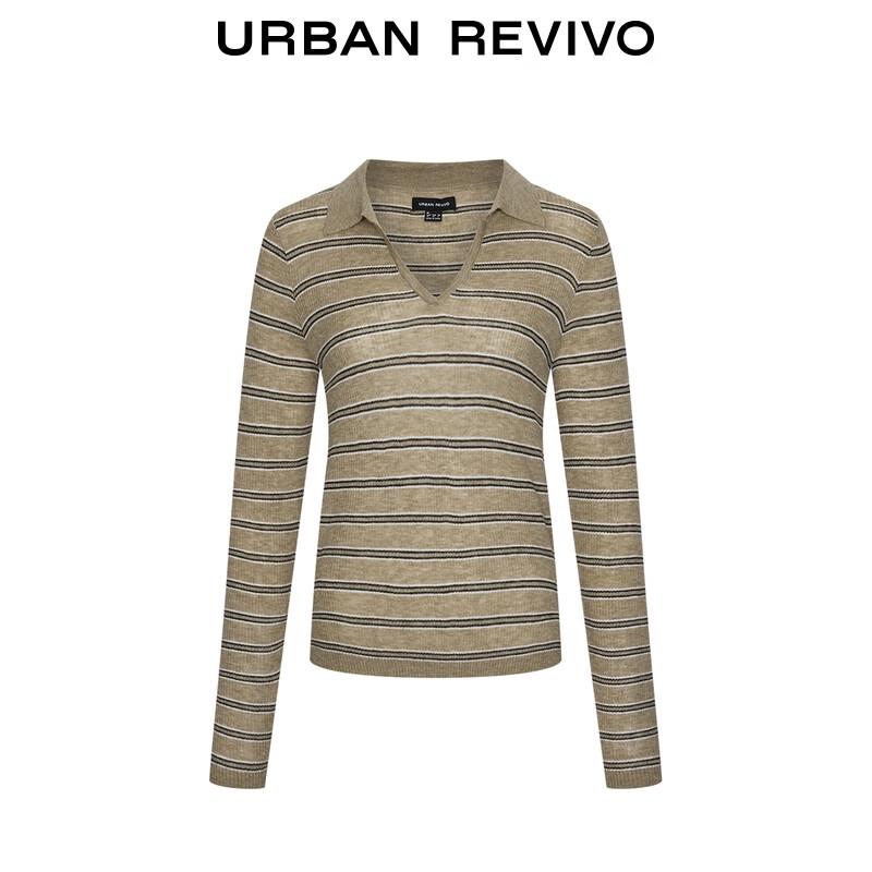 UR Women's Contrast Stripe Knit Sweater