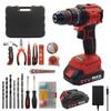 21V Handheld Lithium Battery Drill: Multifunctional Electric Screwdriver & Pistol Drill 3-in-1 for Household Use