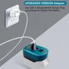 Portable Battery Converter Adapter for Makita/Dewalt/Milwaukee/Bosch For 18-20V Li-Ion Batteries