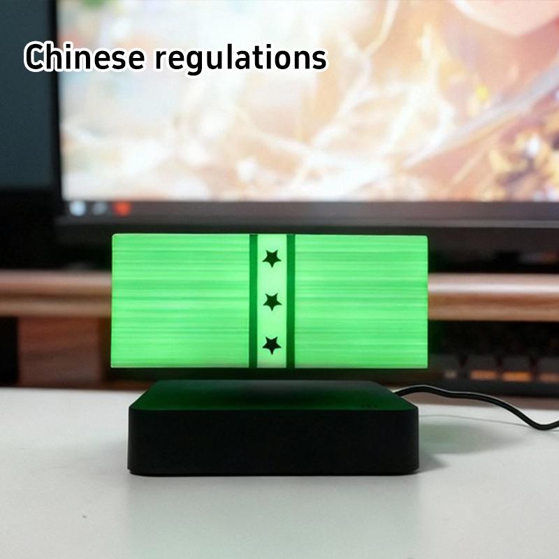 

Magnetic Levitation Dollar Luminous Ornaments Kids Adults Gifts Household Decoration Bedroom Technology Free-Spinning Floating Dollar