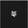 MaiSon KiTSune Grey Fox Head PaTch Polo Men S ShorT Sleeve T ShirT Pm00210kp0001