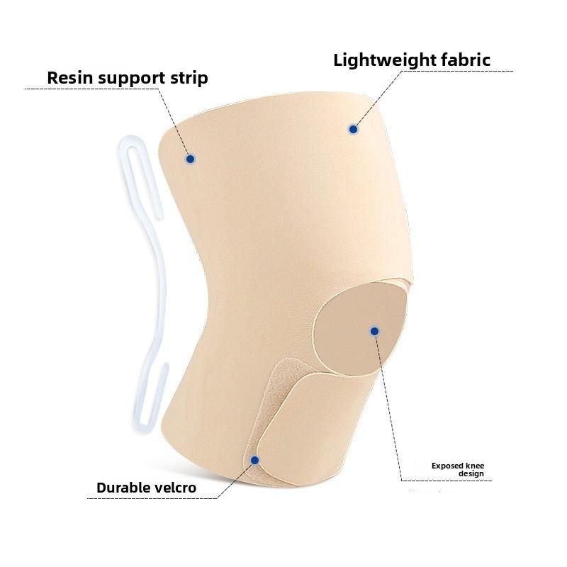 

Тонкие и легкие регулируемые наколенники для мужчин и женщин для занятий спортом, тонкие демисезонные протекторы коленного сустава, специальные протекторы коленной чашечки L size, single pack