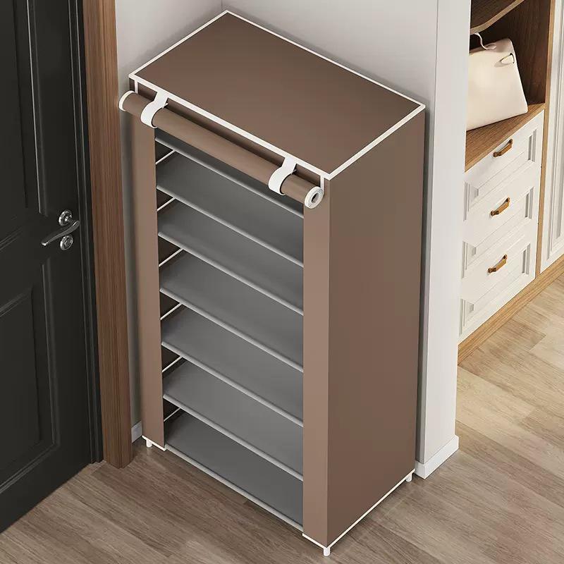 Scarpiera Moderna Minimalista Antipolvere Multistrato per Ingresso Dormitorio e Stoccaggio Interno