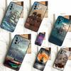 Yacht Sailing Boat Sunset Case For Samsung Galaxy A55 A35 A15 A14 A34 A54 A73 A53 A33 A23 A13 A12 A32 A52 A51 Cover