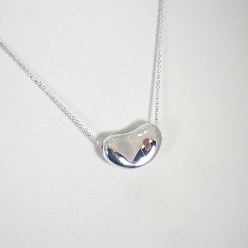 [Used] TIFFANY/Tiffany 925 Bean Pendant/Necklace/j113-2