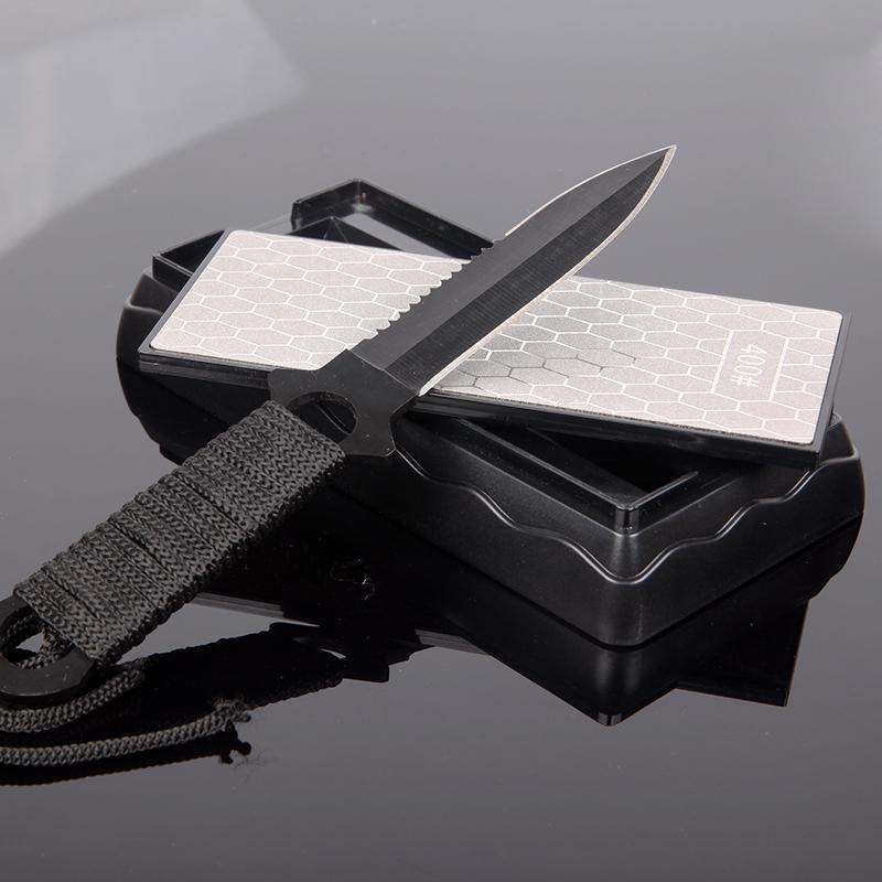 400 1000 1200 Grit Diamond Kitchen Knife Sharpener Professional Sharpening Stone Sharpening for a Knife Fine and Coarse Grinding