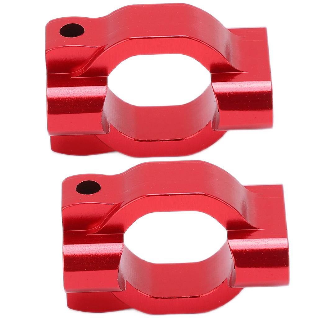 2PCS RC Wheel St Aluminum Alloy RC CShaped St Part for 1/10 Remote Control Car(Red )