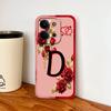 Per Cover Telefono Redmi 15C 4G 5G Fiori Nome Lettere Morbida Silicone Liquido Custodia a Protezione Totale Per Redmi 15 C Alloggiamento Antiurto