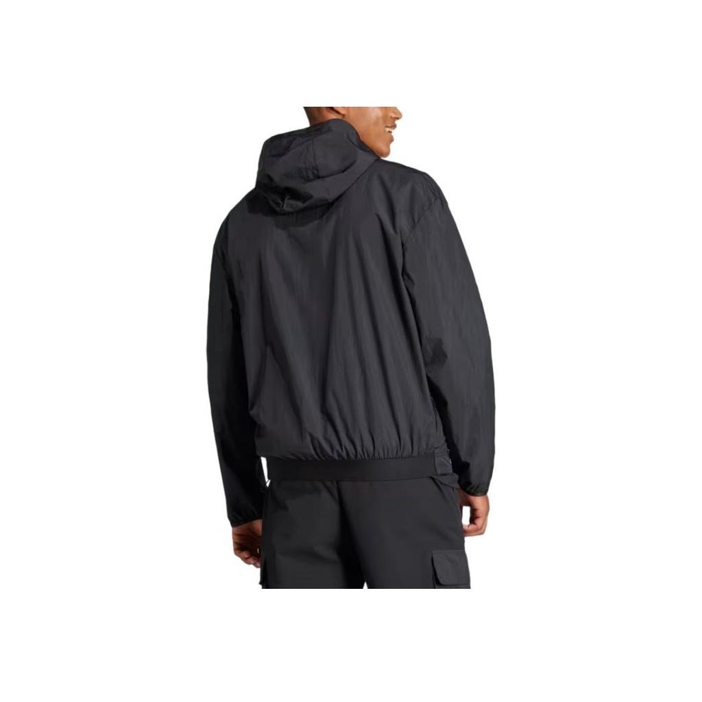 adidas City Escape Full-Zip Hoodie Black Men Streetwear IR5192