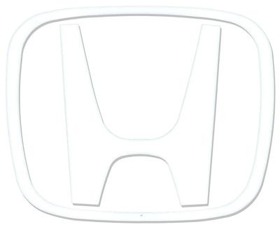 Toyo Mark HONDA Logo Sticker White 61×50(mm) R-322