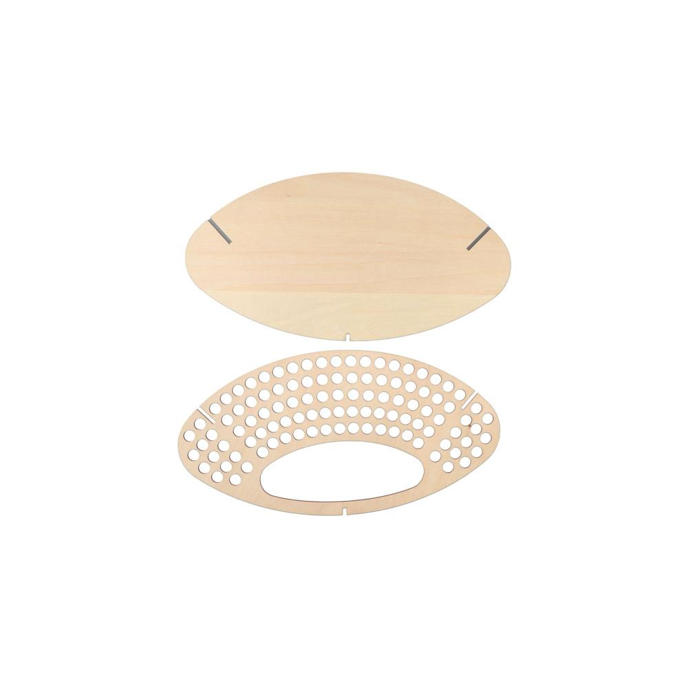 Wooden 105 Brushes Holder Minimalism Paint Brush Organizer Pen Pencil Holding Rack Colored Pencils