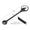 2PCS High Quality Hose Adjustment Sport Mirror for Motorcycle ATV Dirt Bike Electric Rearview Mirror Handlebar Mirror