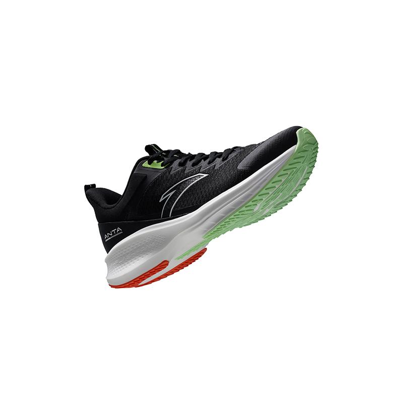 

New Anta Anti-Slip Wear-Resistant Low-Top Running Shoes Men s Black White 112445520R-1 40