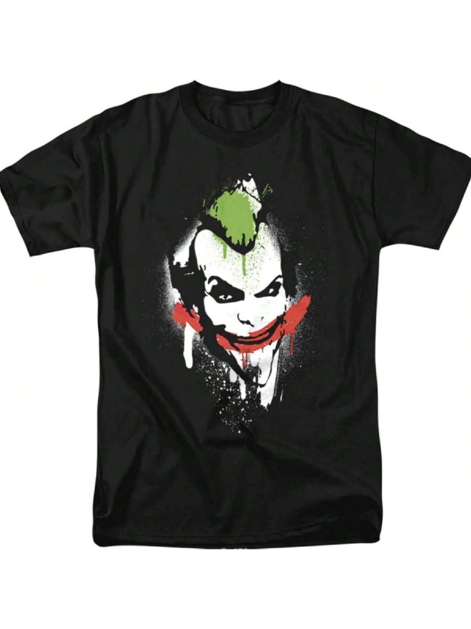 The Joker Spraypaint Smile Unisex Adult T Shirt S разноцветный