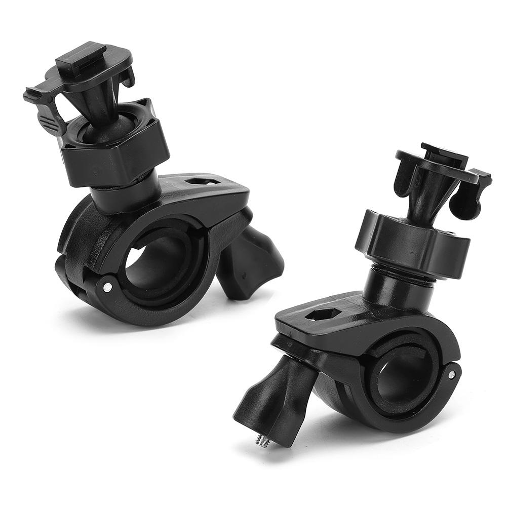 2Pcs 360 Degrees Rotating Car DVR Holder Driving Recorder Mount Bicycle Handle BracketSingle Buckle with Card Slot