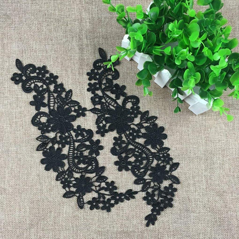 Lace Applique Trim Dress Flower Fabric Wedding Accessory