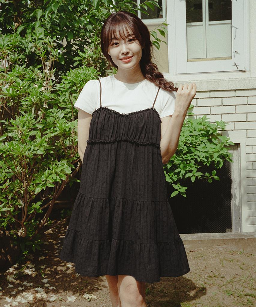 Bember Cotton Sleeveless Dress_Black