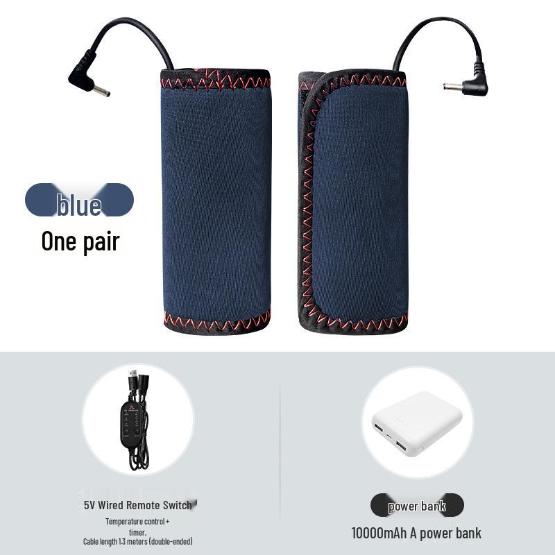 Electric Heated USB Charging Handlebar Covers for Motorcycles and E-Bikes