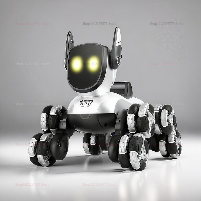 Q200 Remote Control car Small Eight Wheel Gesture Sensing Multi functional Voice Interaction RC Stunt Machine Dog  Children Toys