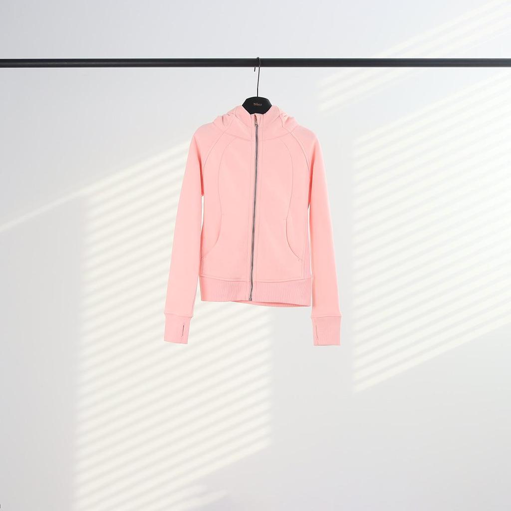 Women's Scuba Slim-fit Full Zip Fleece-lined Hooded Sweatshirt for Casual Sport & Yoga