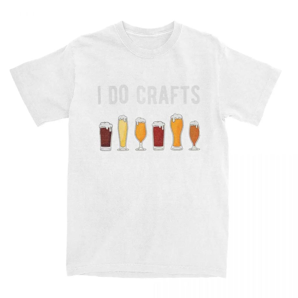 I Do Crafts Beer Lover Shirt Merchandise Men Women  Vintage Home Brewing T-shirt Short Sleeve Tops New Arrival