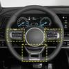 3PC Car Steering Wheel Panel Cover Trim For Kia For Sportage NQ5 2026 2026 ABS Carbon Fiber Black Steering Wheel Panel Stickers