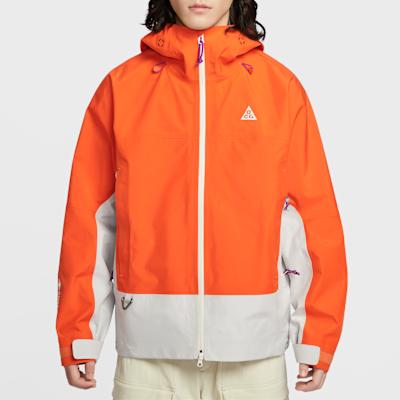Nike Jackets Men's Orange Red Hooded Moderate Other