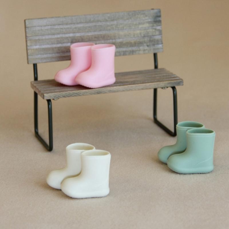 High Cut Rainproof Doll Shoes PVC Perfect For OB11 Doll Accessories Photo Props