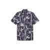 Golf Series All Over Print Casual Straight Fit Short Sleeve Polo Shirt Men Polo Shirts Dark-Blue 624476-01