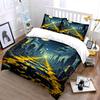 Moonlit city skyline pathway. Bedding sets Duvet cover sets Duvet covers Pillowcases(1 * Duvet Cover 2 * Pillowcases, without duvet insert)