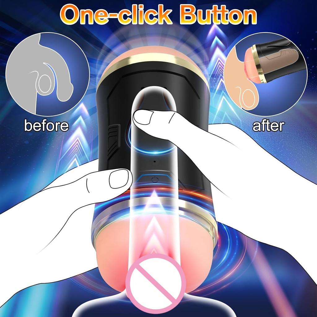 Sex Toys Automatic Vibrating Male Masturbator Electric Male Stroker Vibrator Penis Pump Oral Vaginal Simulatior Erotic Products