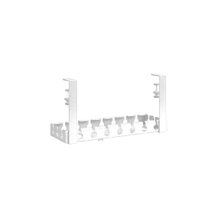 Stabiler Weichstahl-Kabelkanal unter dem Schreibtisch, ausziehbare Kabelmanagement-Struktur für Telearbeit