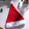 Pack of 5pcs Unisex LED Santa Hat Soft and Comfortable Pom Hats Headgears for Christmas Celebrations and Photo Props