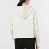 Puma Casual Sports Gold Logo Thickened Fleece Lined Short Knitted Fabric Hooded Sweatshirt Women's White (Unisex) Sweatshirts 847673 73