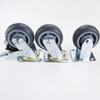 Haisidick HKCL-701 Heavy-Duty TPR Rubber Swivel Caster Wheel