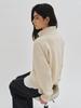 REPLAIN Wool Half Zip-Up Knit_Off White
