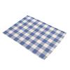 Blue/Yellow/Green White Small Plaid Placemats Linen Table Mat Fresh Style Modern Decor Kitchen Dining Room Grid Cup Pads Coaster