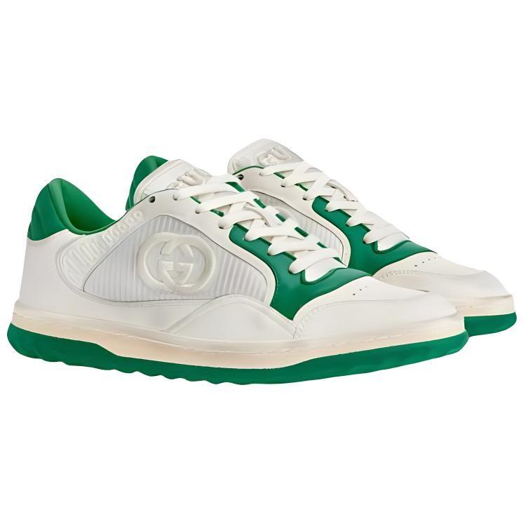 GUCCI Mac80 Leather Sneakers 749909 AAB79 9148