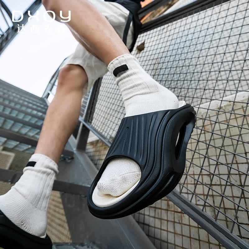 Daxi Xiansen Yun Nian Men s Cushioned Thick-Soled Slippers 40-41
