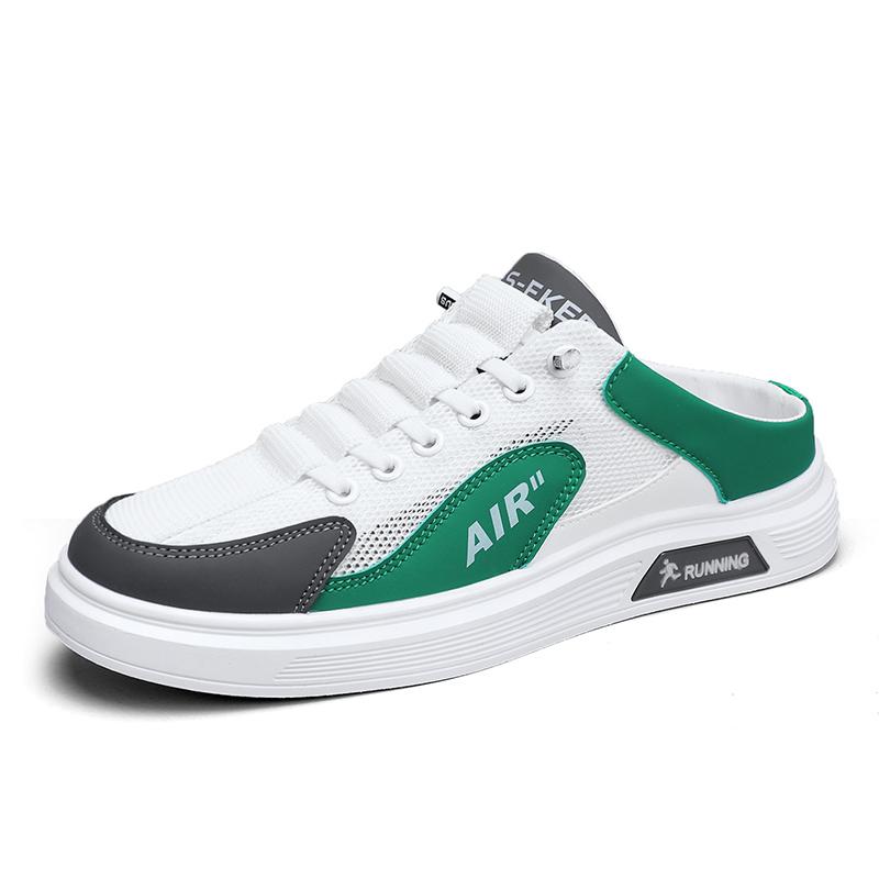 Fashion Men's Shoes Men's Shoes 2025 New Lazy One-pedal Slippers Student Casual Trendy Shoes Men's