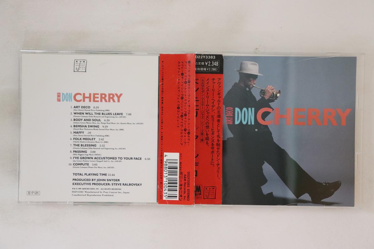

CD DON CHERRY Art Deco D22Y3383 AM 1989 Japan Obi Jazz Used