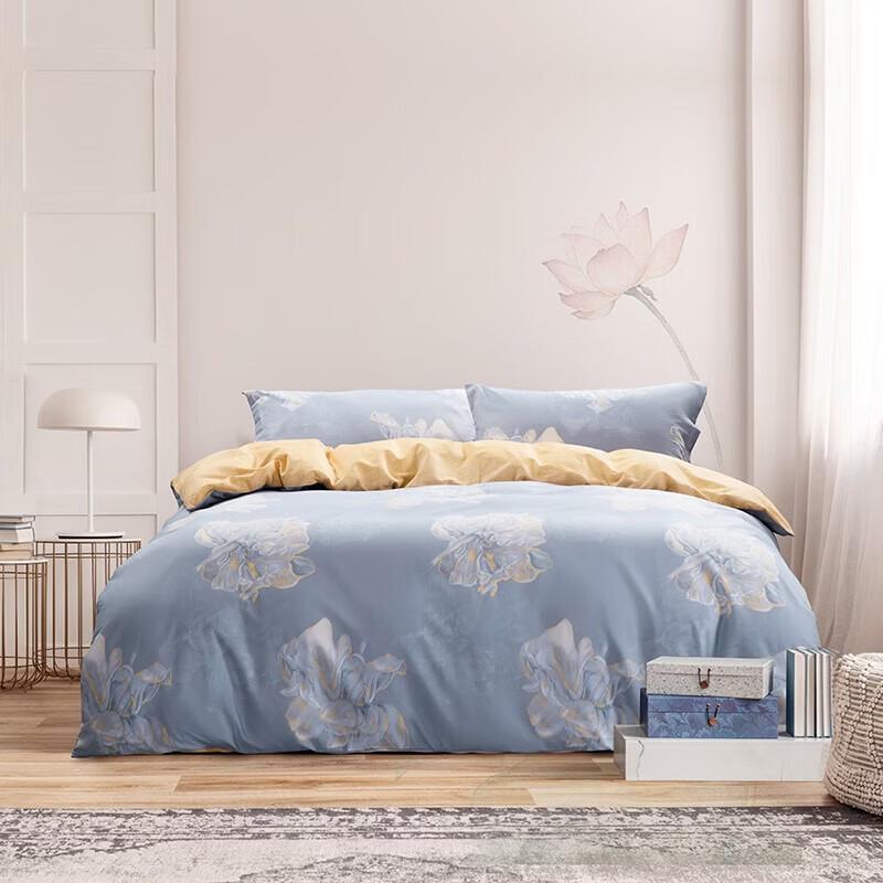 Mercure Home Textiles  Shuyuan Lotus Pond  4-Piece All-Cotton Bedding Set