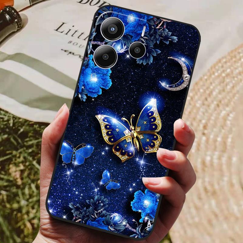 For Xiaomi Redmi Note 14 5G Case Luxury Painted Phone Silicon Back Cover For Redmi Note 14 5G Global 2025 Cases Protective Shell