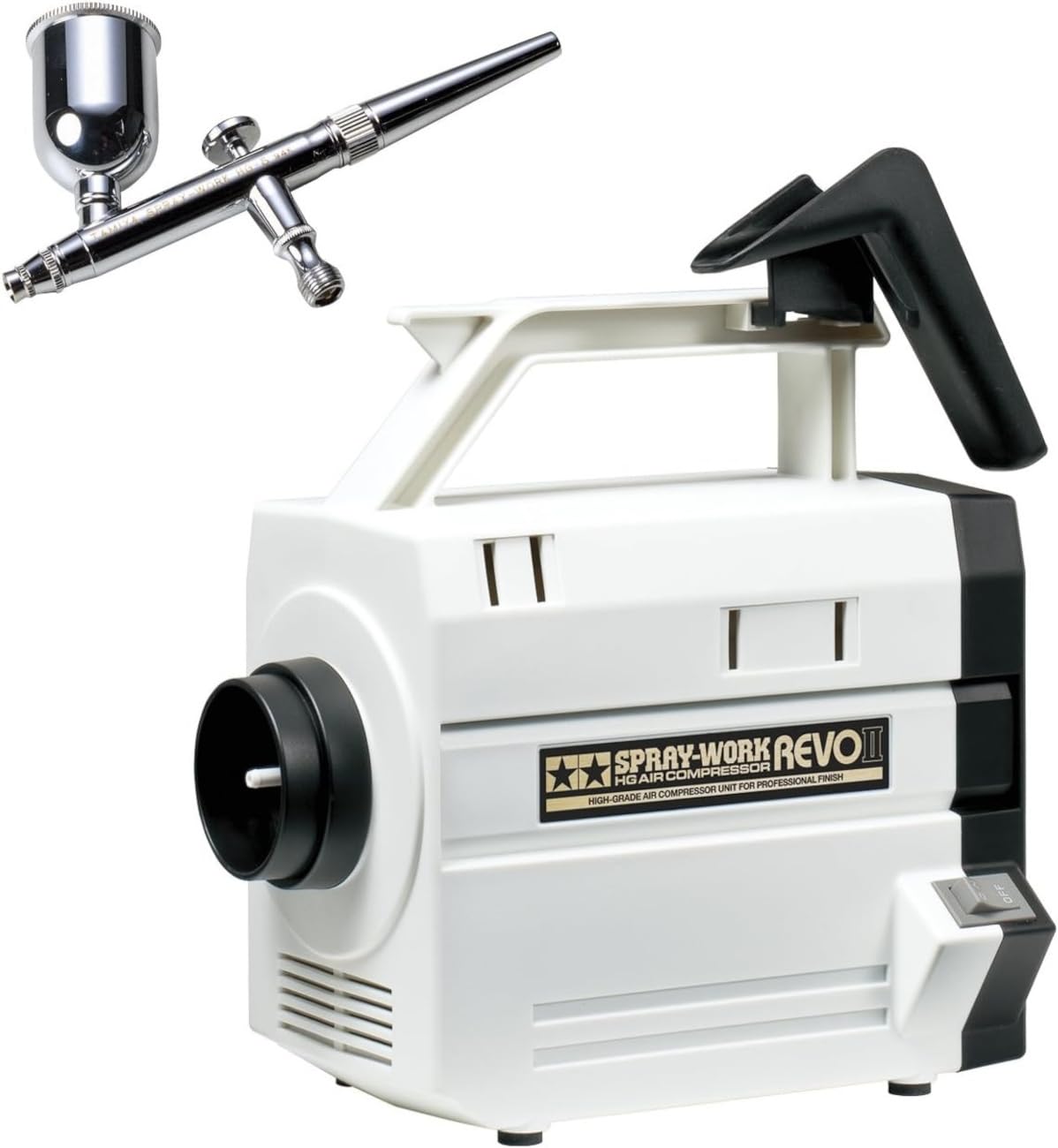 

Tamiya Air Brush System Series No.43 Spray Work HG Compressor Revo II HG Single Air Brush Painting Tool 74543