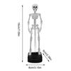 Aquarium Skeleton Decor Halloween Dancing Moving Skull Fish Tank Bubbler Air Pump Ornament