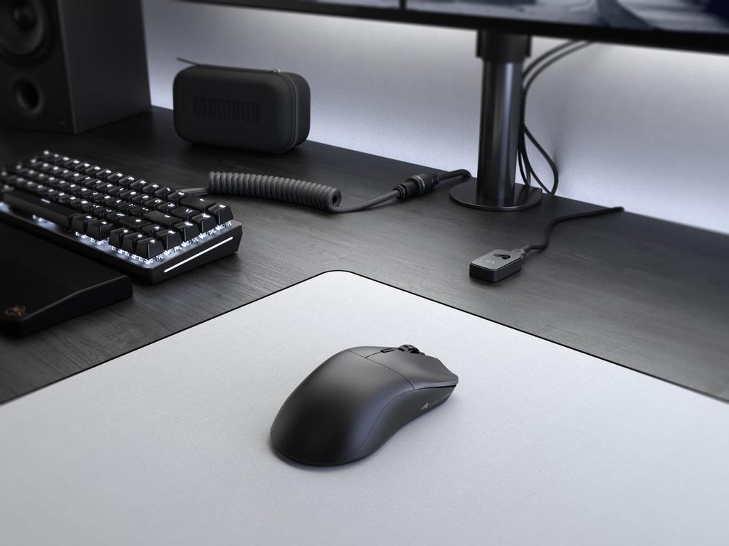 Glorious MODEL O 2 PRO 4k8kHz Edition Gaming Mouse, Ultra-Lightweight (57g), Durable, High Polling Rate, 2.4G Wireless and Wired Compatible, Black